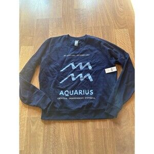 Anthropologie NWT Catherine O’Sullivan Aquarius Navy Sweatshirt